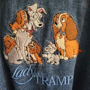 Disney denim jacket Lady and The Tramp